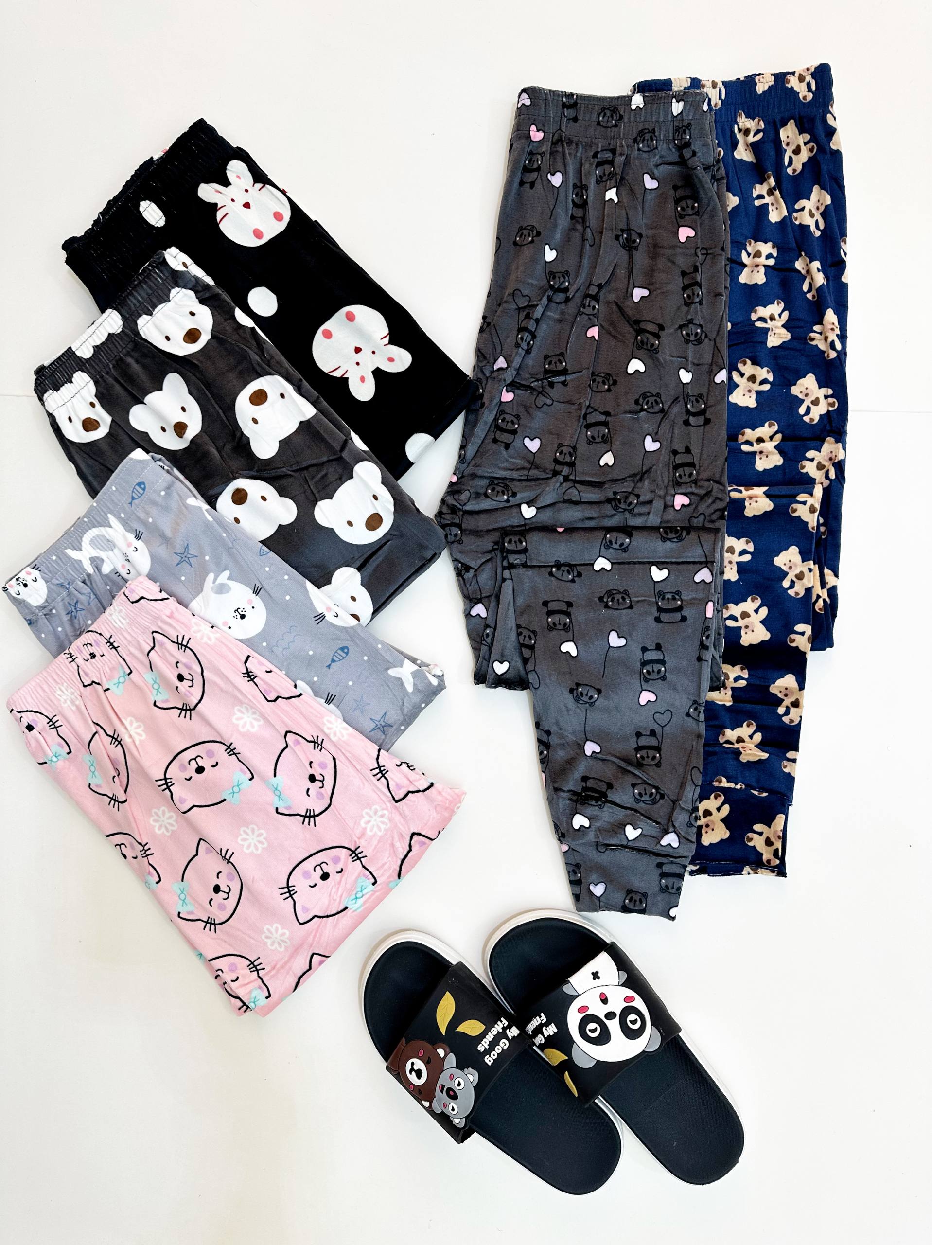 شلوار خانگی مخمل عروسکی